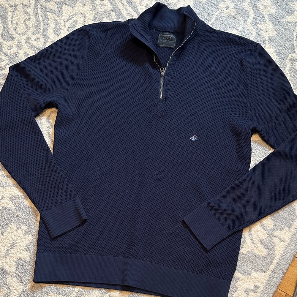 Men's Abercrombie & Fitch Half-Zip Sweater!
